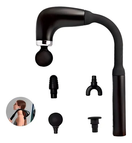 Miniatura 2 de Masajeador Pistola Con Mango Extensible